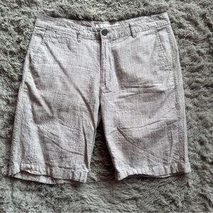 PD&C Tan Flat Front Shorts‎ Lightweight Casual